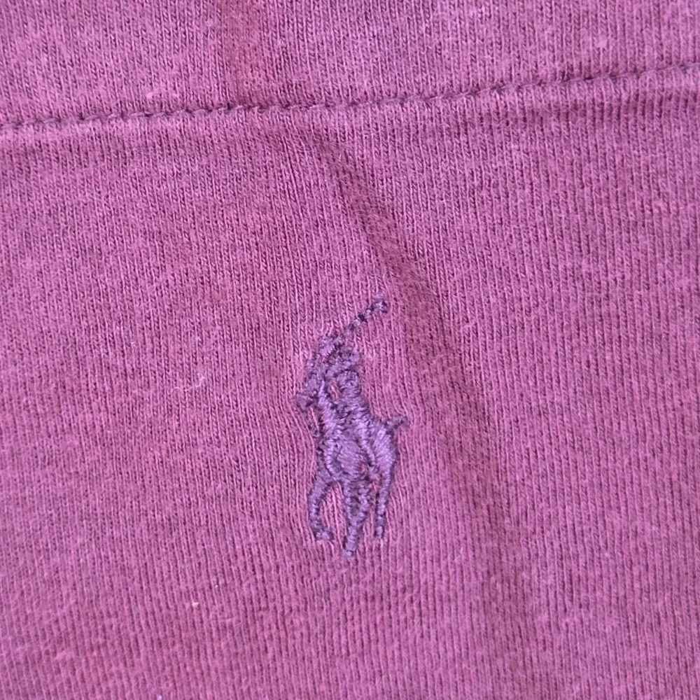 Polo Ralph Lauren Long Sleeve Polo Mens XL Pocket Embroidered Pony Logo Burgundy